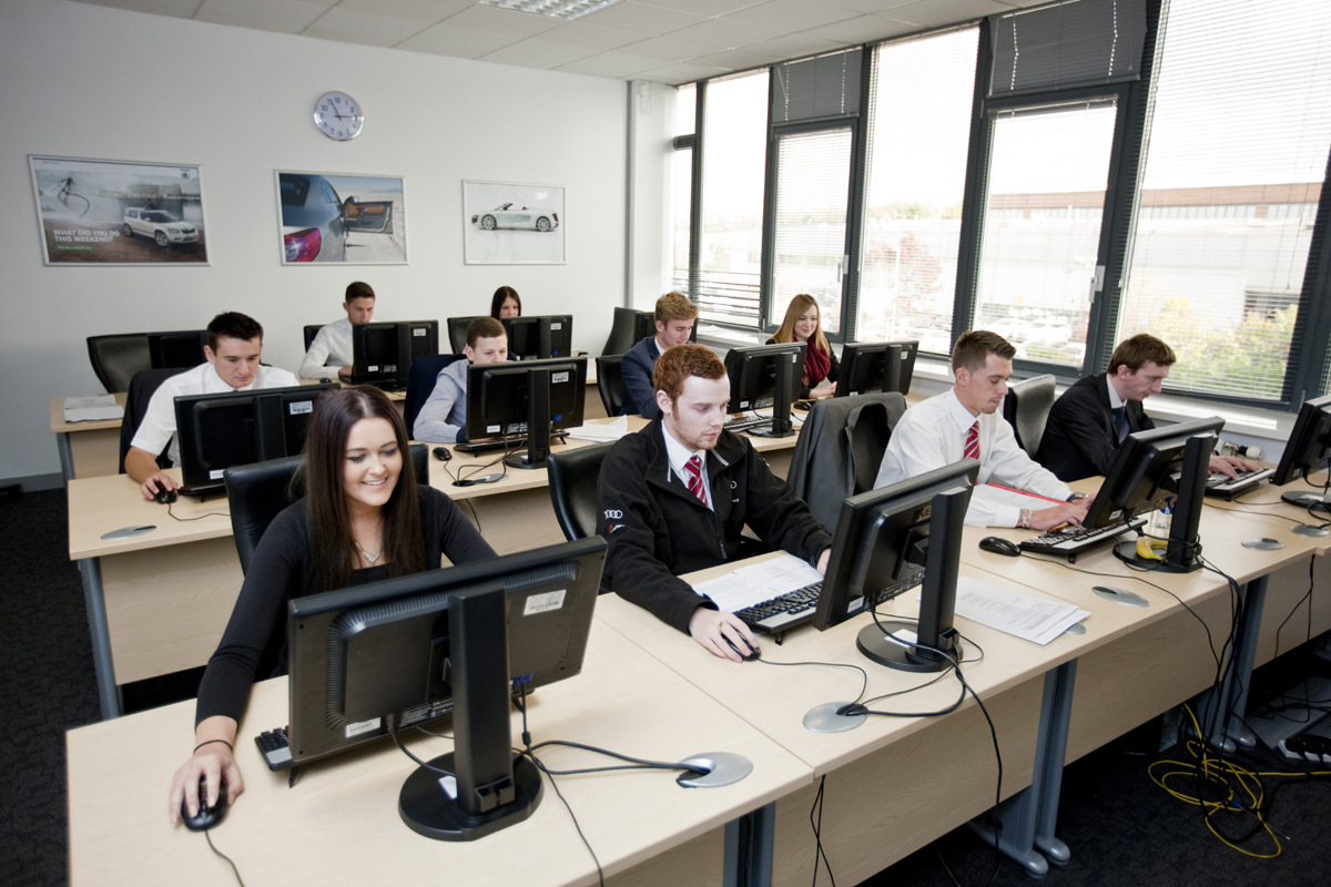 Audi apprenticeships classroom