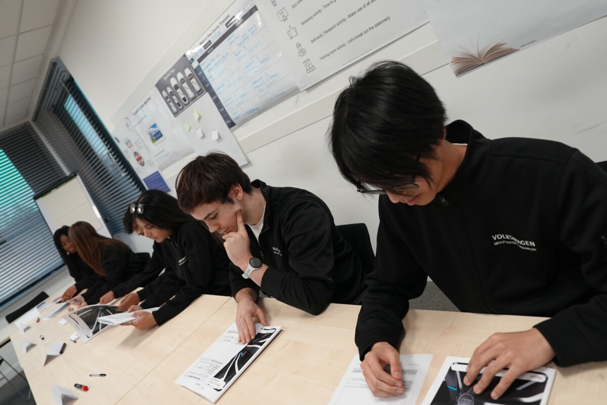 apprentices in class at the NLC